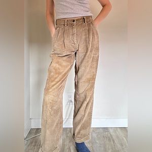 90s Vintage GAP wide Corduroy Men's Relaxed Fit Pants Trousers